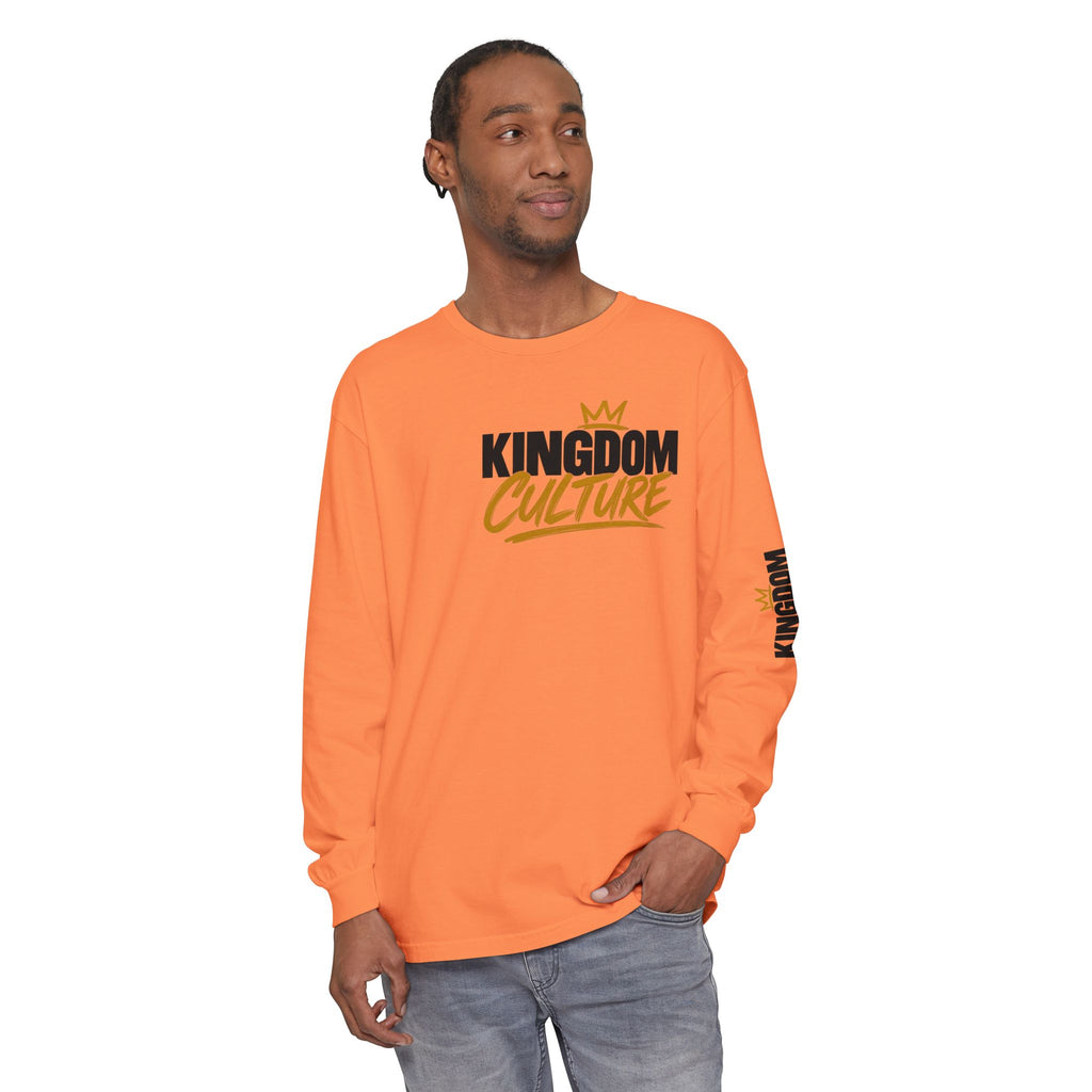 Unisex Garment-dyed Long Sleeve T-Shirt