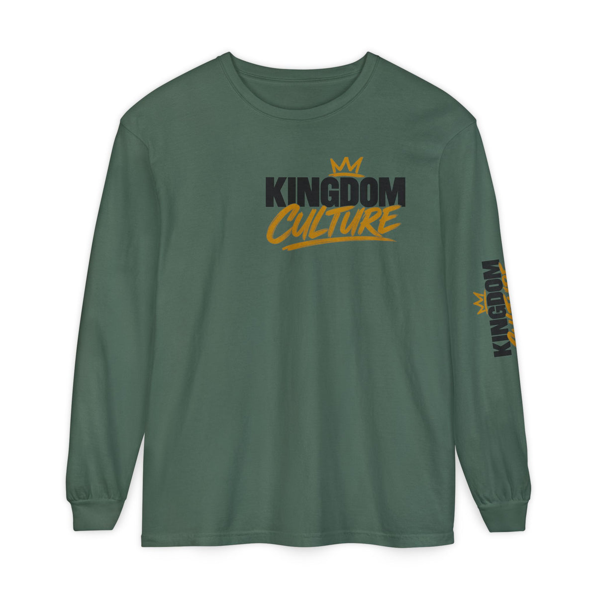 Unisex Garment-dyed Long Sleeve T-Shirt