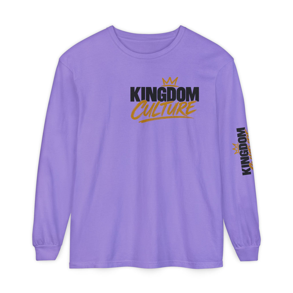 Unisex Garment-dyed Long Sleeve T-Shirt