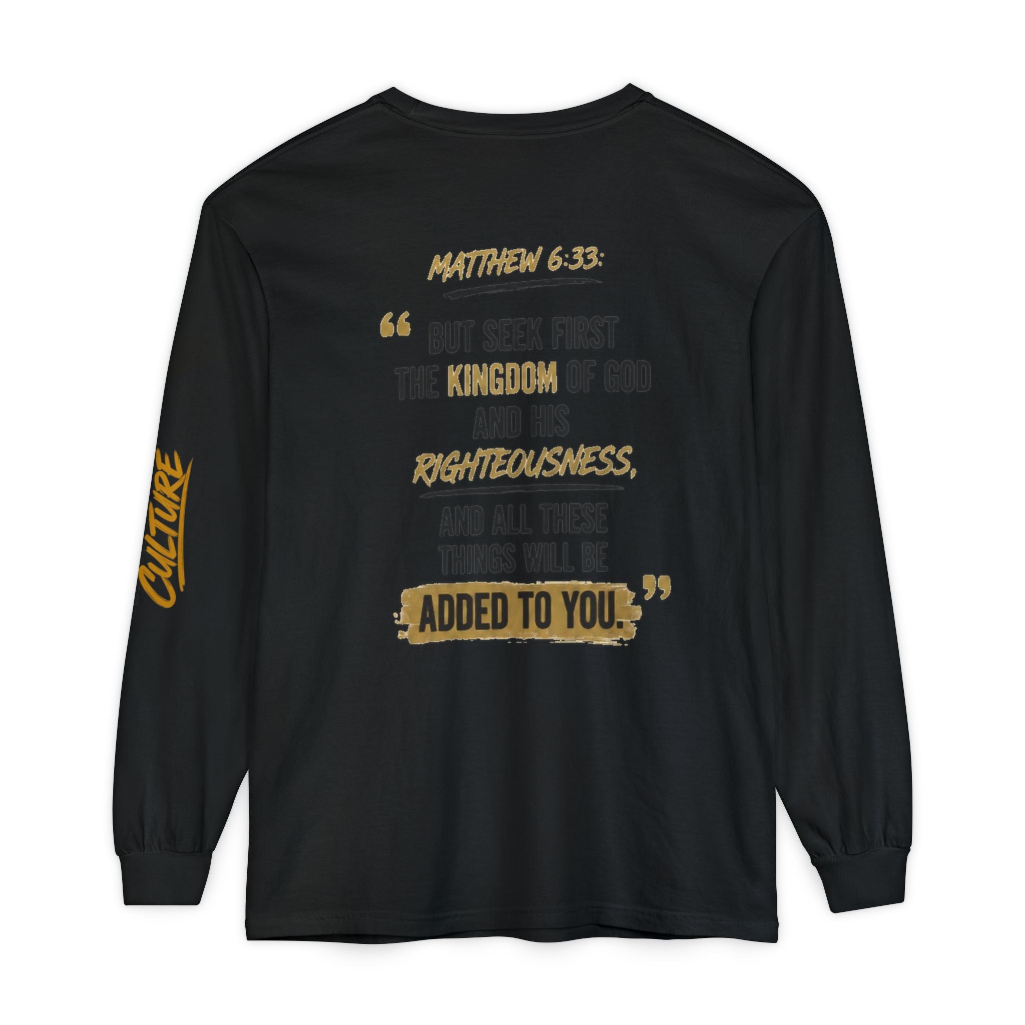 Unisex Garment-dyed Long Sleeve T-Shirt