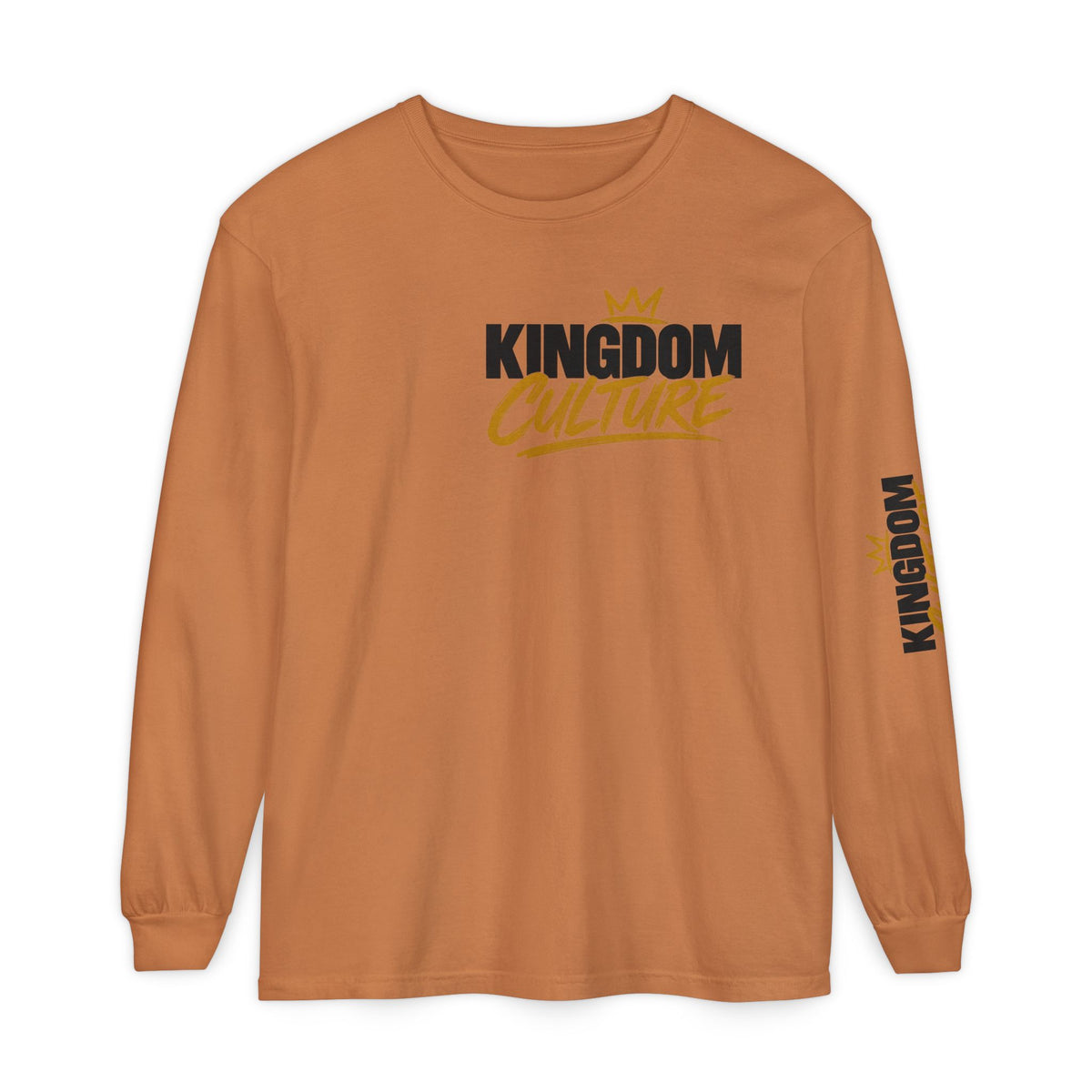 Unisex Garment-dyed Long Sleeve T-Shirt