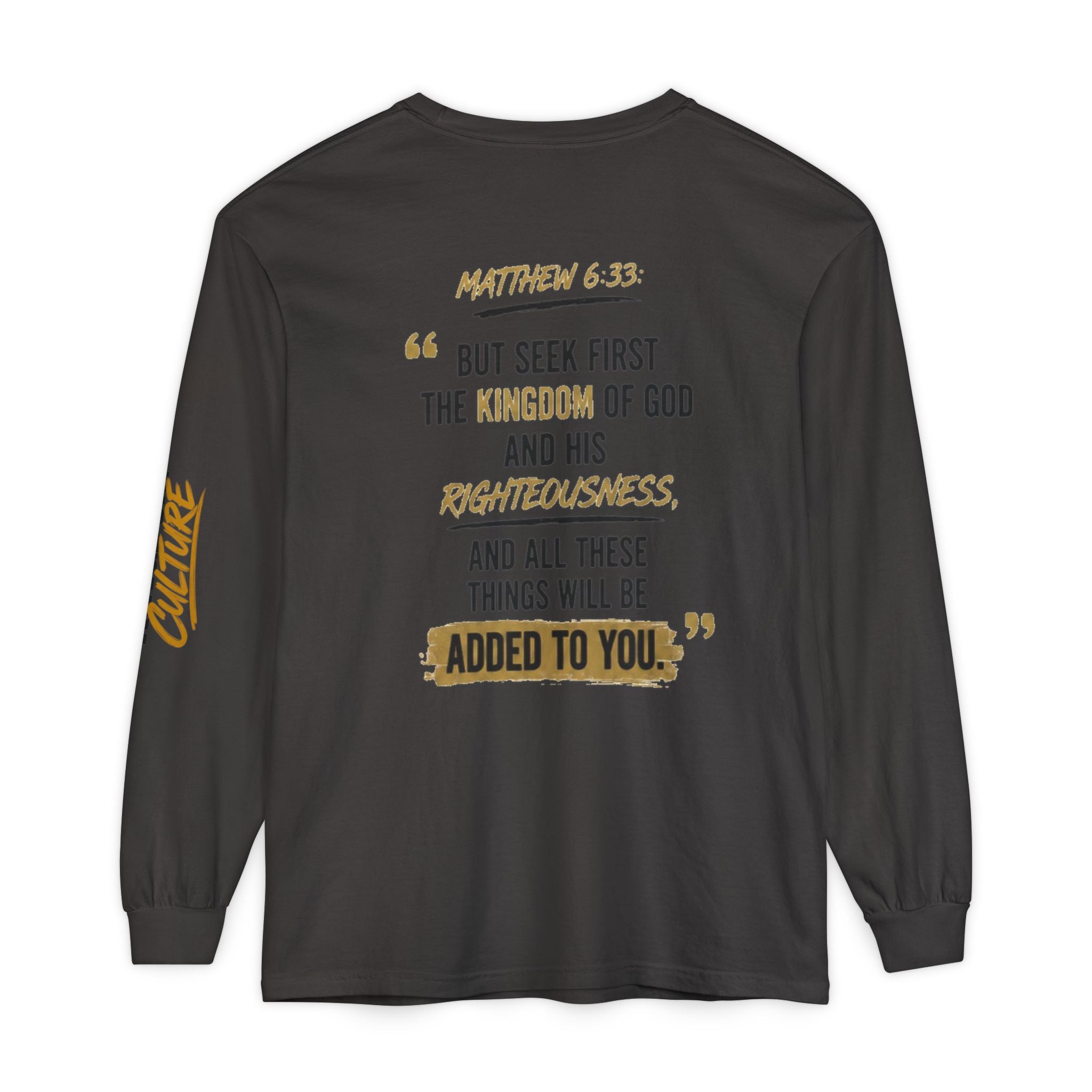 Unisex Garment-dyed Long Sleeve T-Shirt