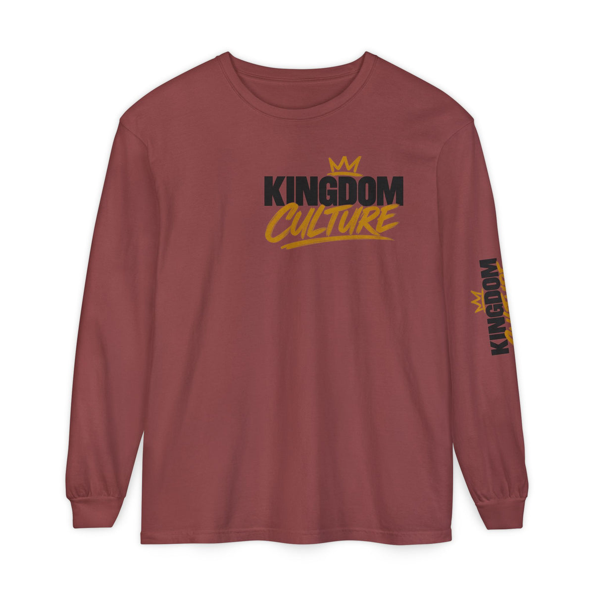 Unisex Garment-dyed Long Sleeve T-Shirt