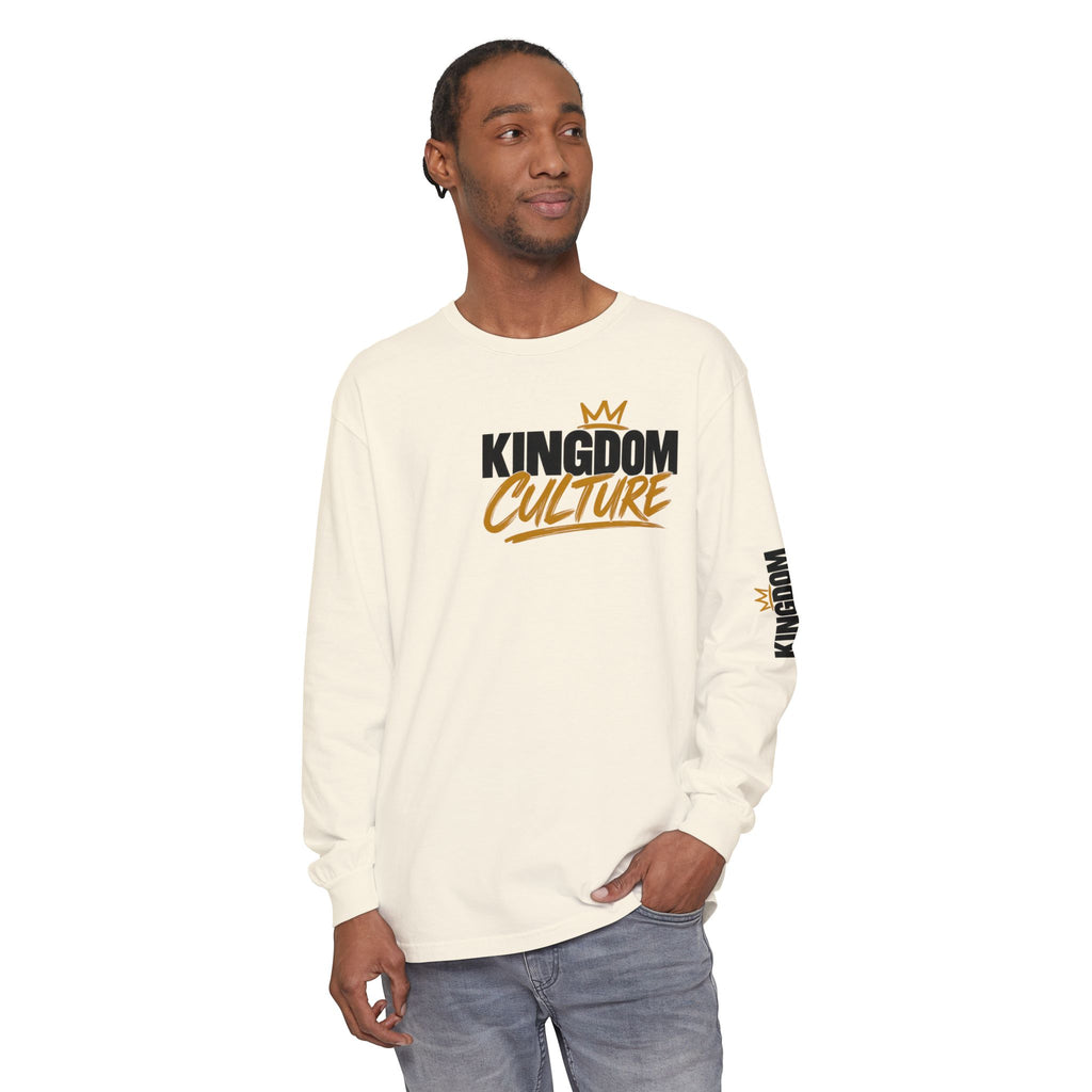 Unisex Garment-dyed Long Sleeve T-Shirt