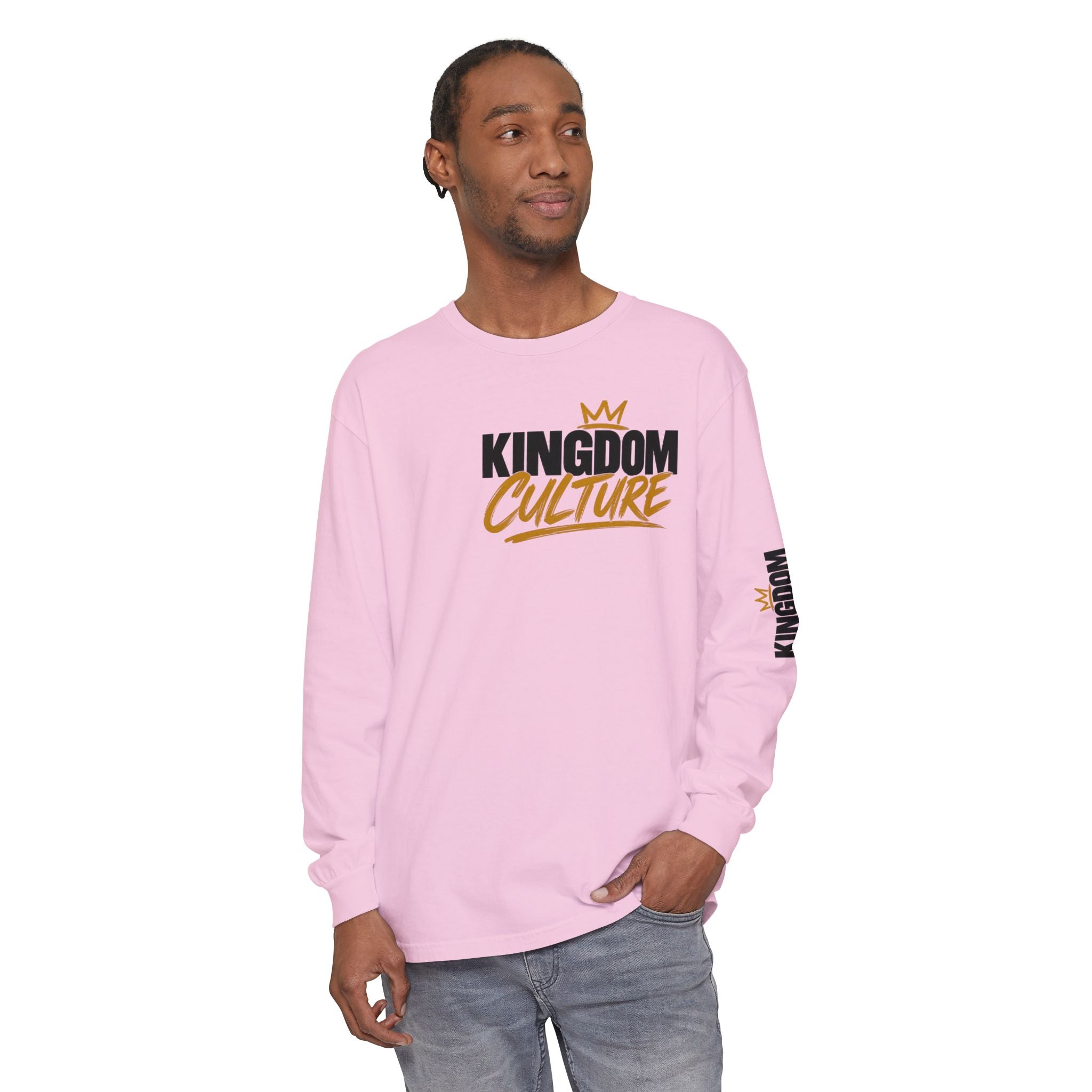 Unisex Garment-dyed Long Sleeve T-Shirt