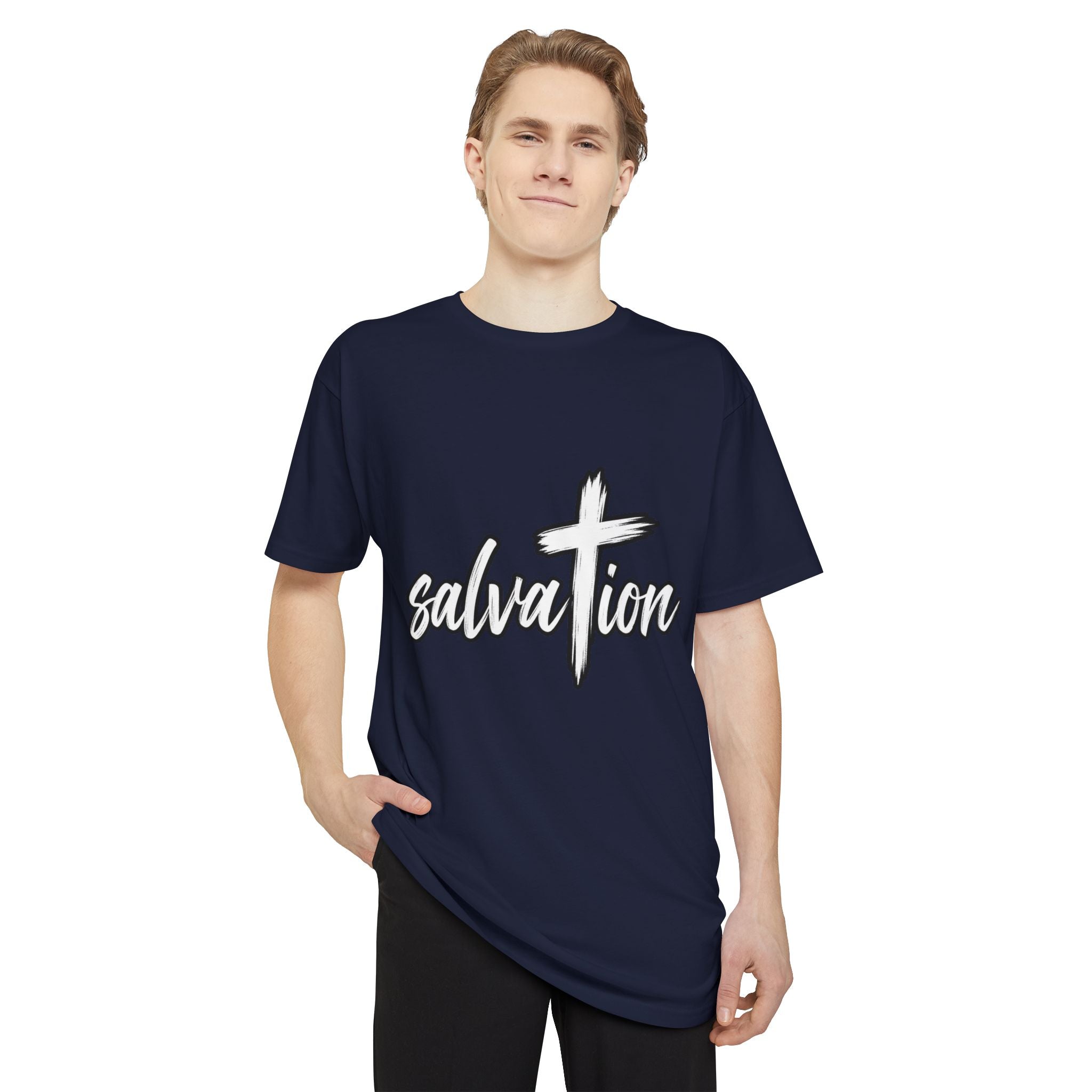Salvation Cross Tee — Christian Faith Graphic T-Shirt