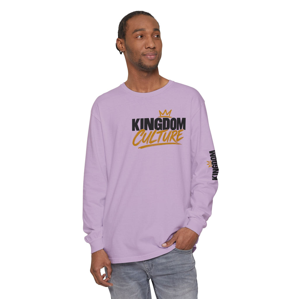 Unisex Garment-dyed Long Sleeve T-Shirt