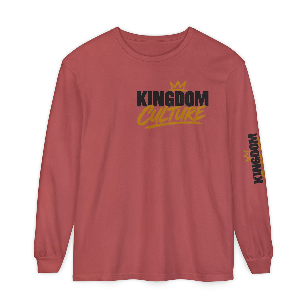 Unisex Garment-dyed Long Sleeve T-Shirt