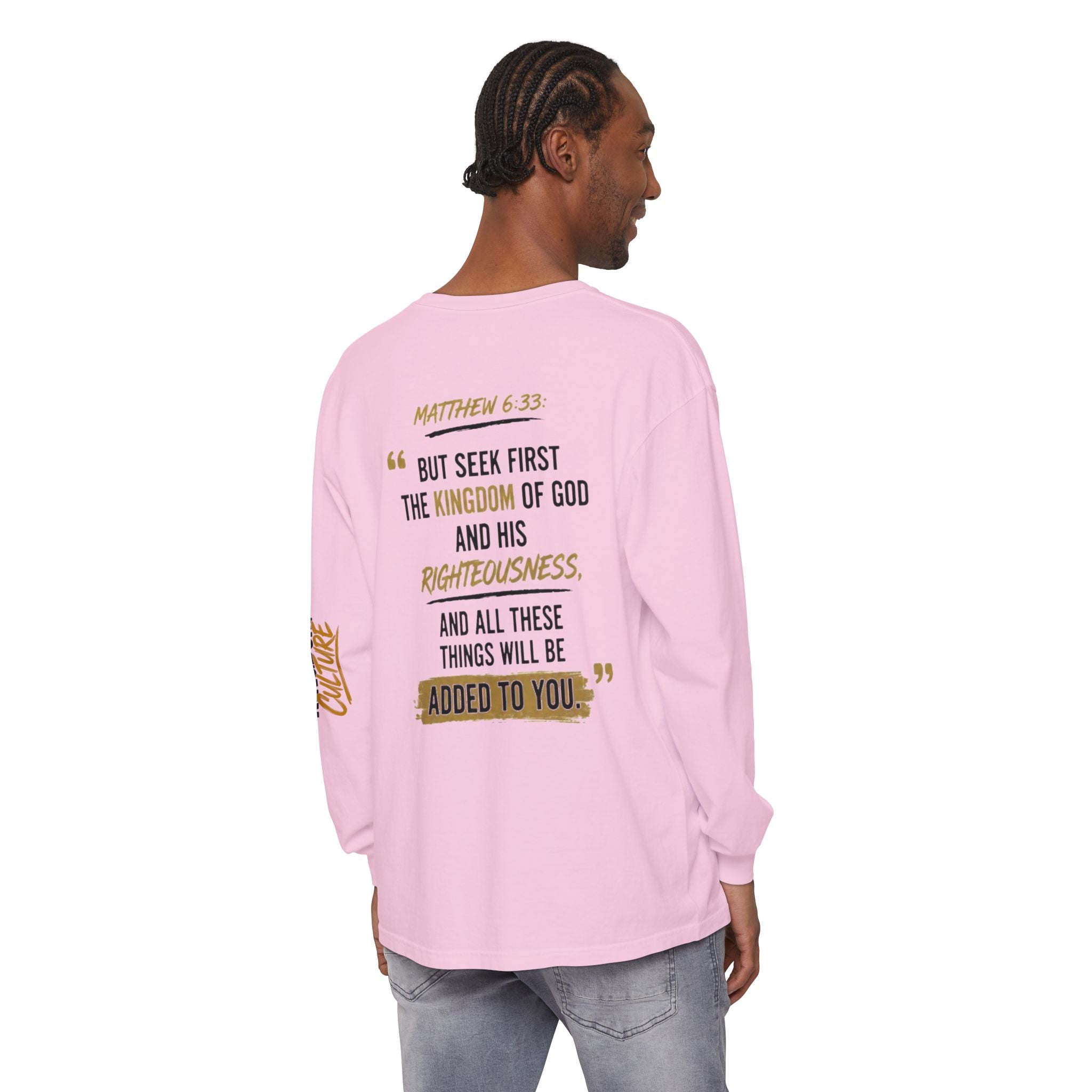 Unisex Garment-dyed Long Sleeve T-Shirt