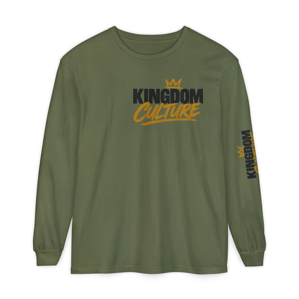 Unisex Garment-dyed Long Sleeve T-Shirt