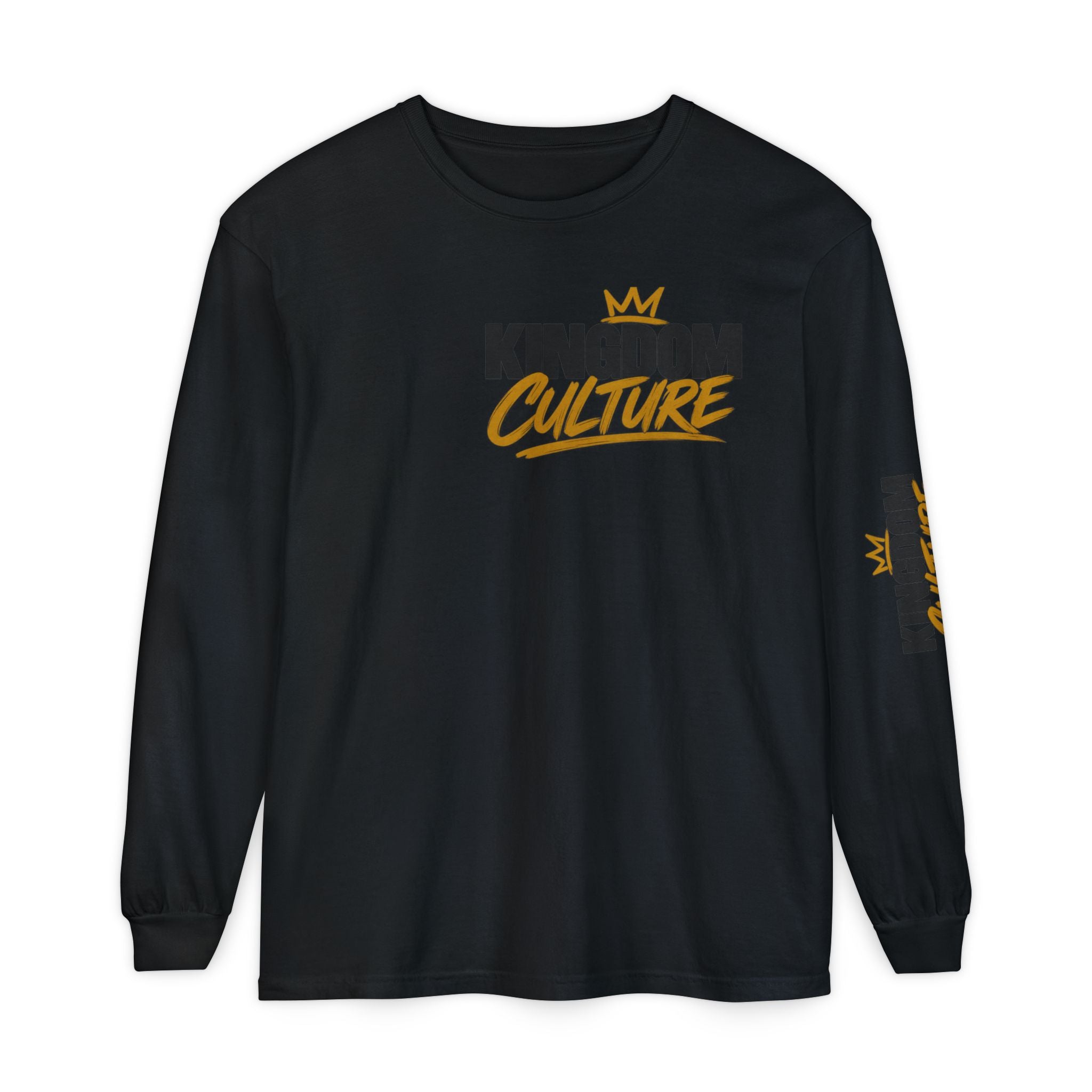 Unisex Garment-dyed Long Sleeve T-Shirt