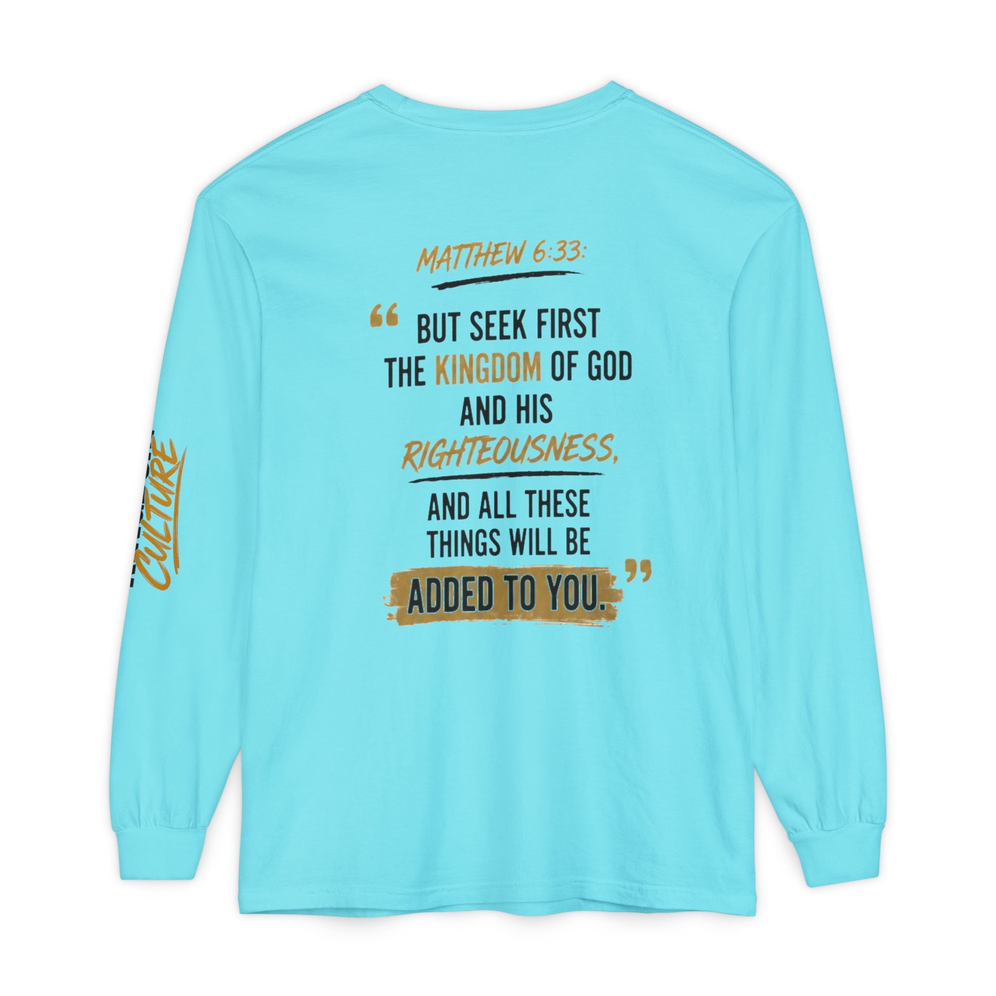 Unisex Garment-dyed Long Sleeve T-Shirt