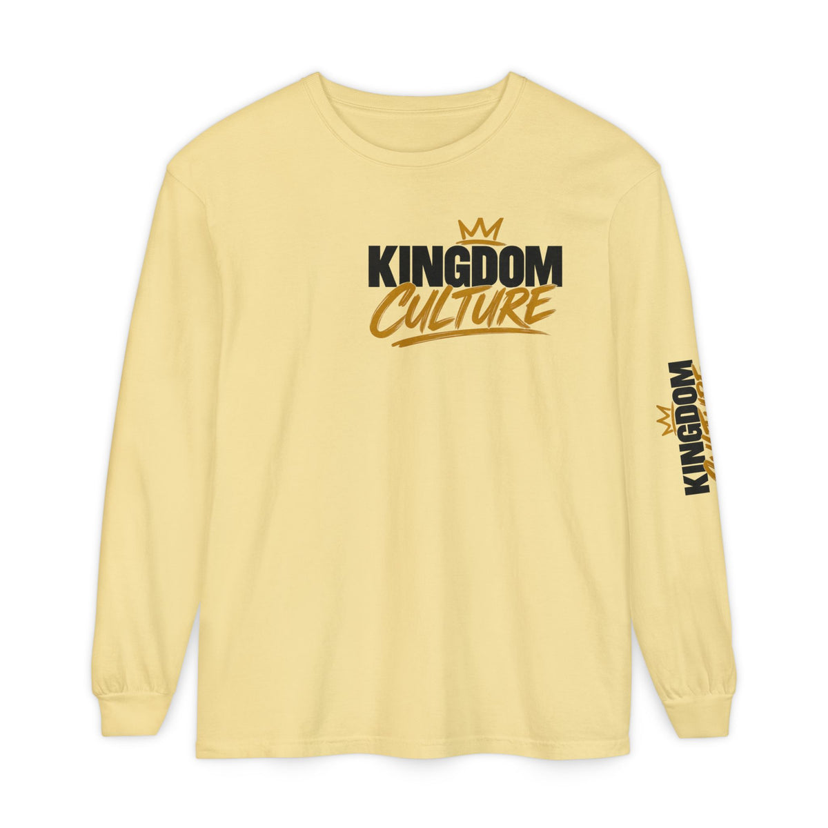 Unisex Garment-dyed Long Sleeve T-Shirt