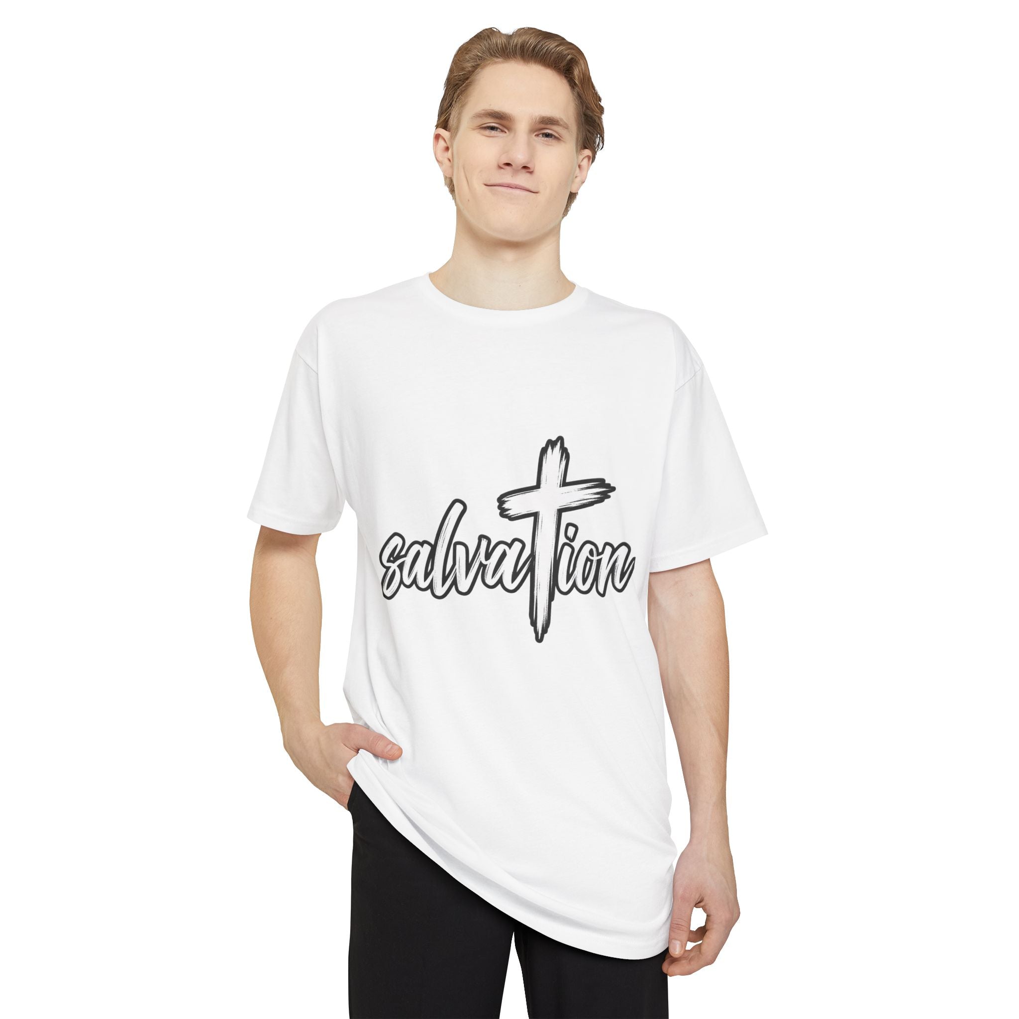 Salvation Cross Tee — Christian Faith Graphic T-Shirt