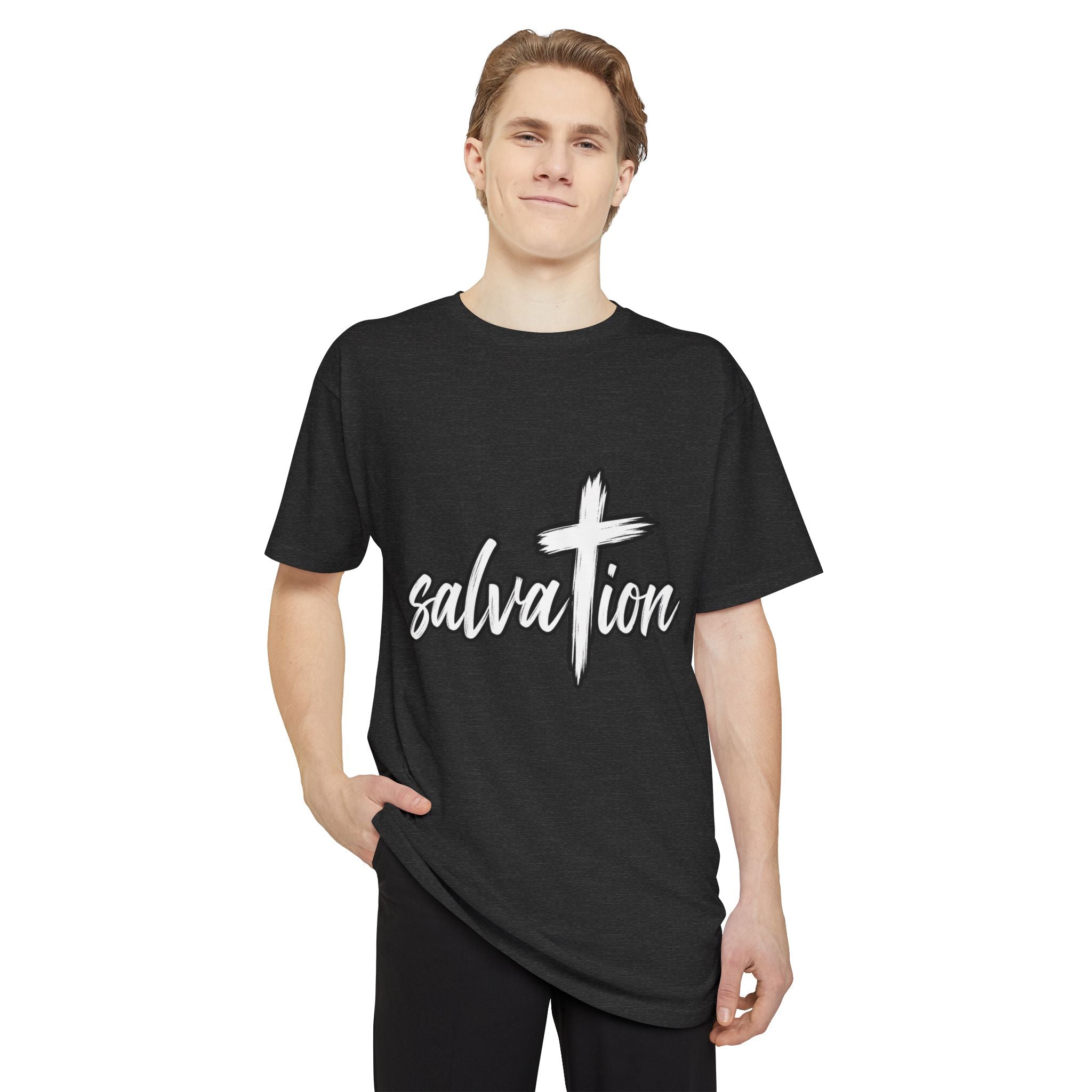 Salvation Cross Tee — Christian Faith Graphic T-Shirt