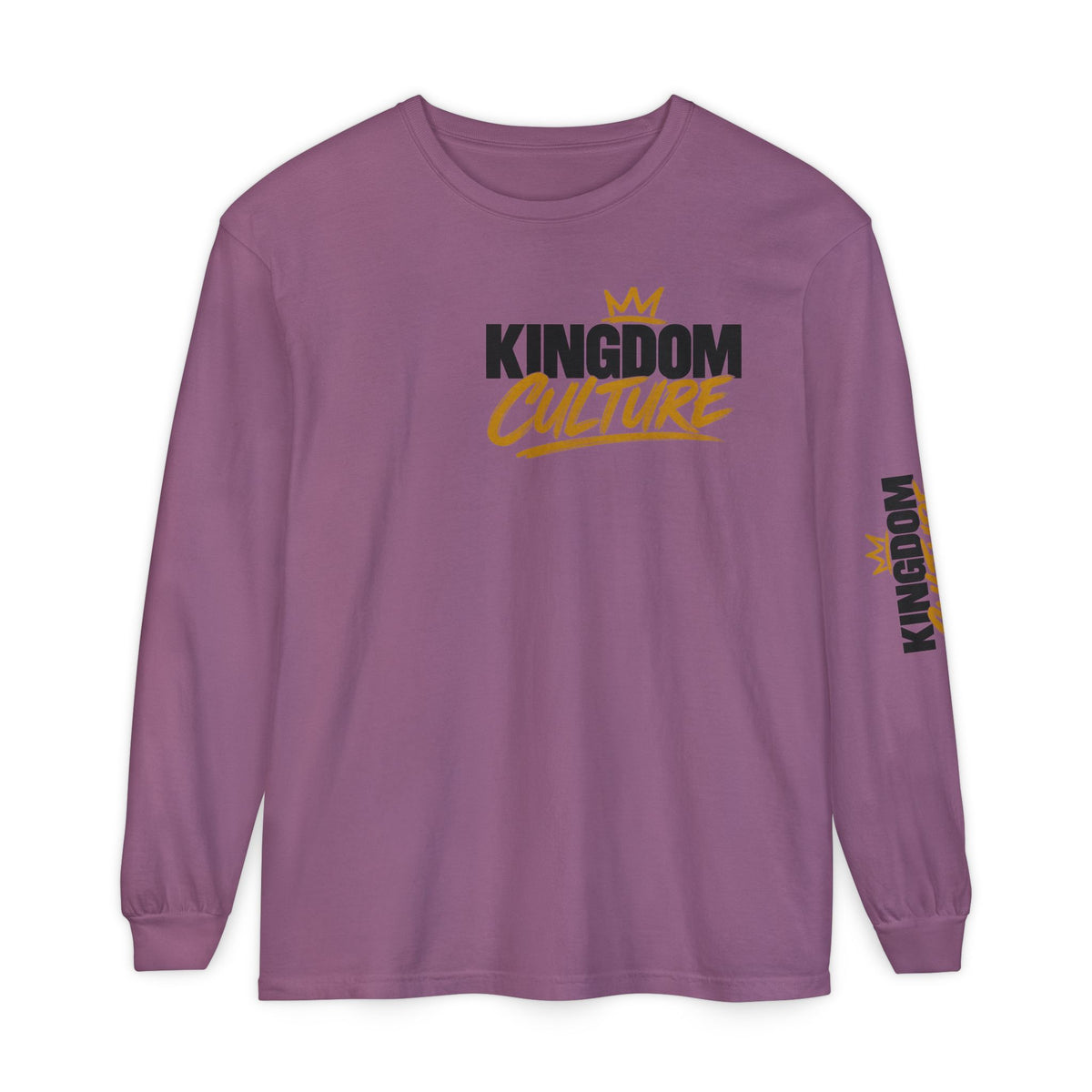 Unisex Garment-dyed Long Sleeve T-Shirt