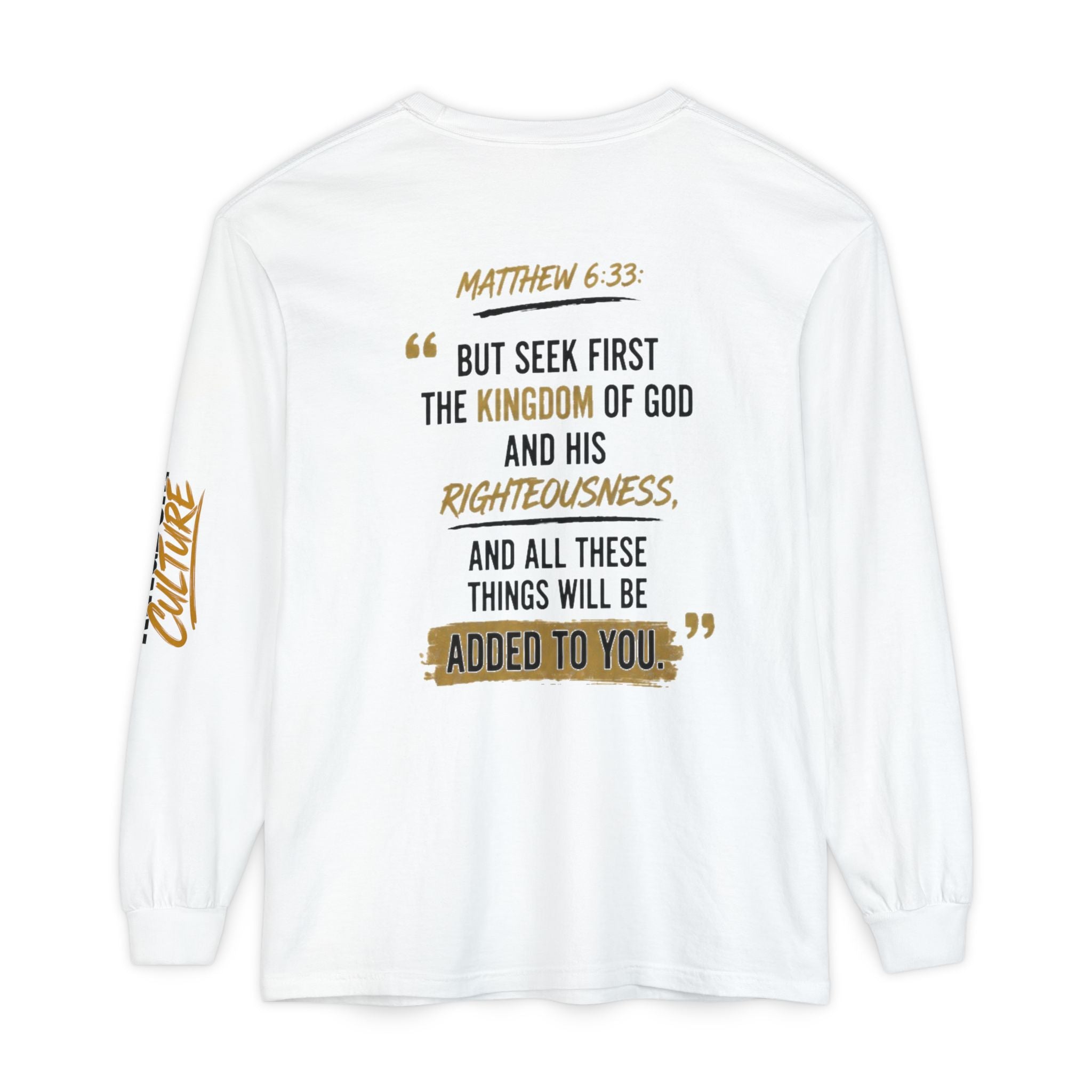 Unisex Garment-dyed Long Sleeve T-Shirt