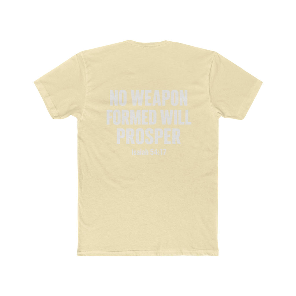 Christian Statement Tee — "I Cancel, I Rebuke, I Denounce, I Reject" / Isaiah 54:17