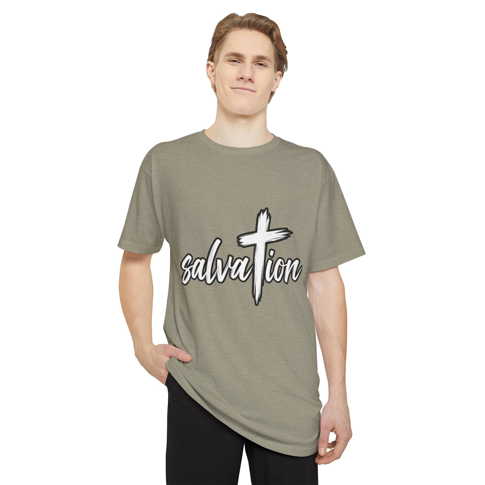 Salvation Cross Tee — Christian Faith Graphic T-Shirt