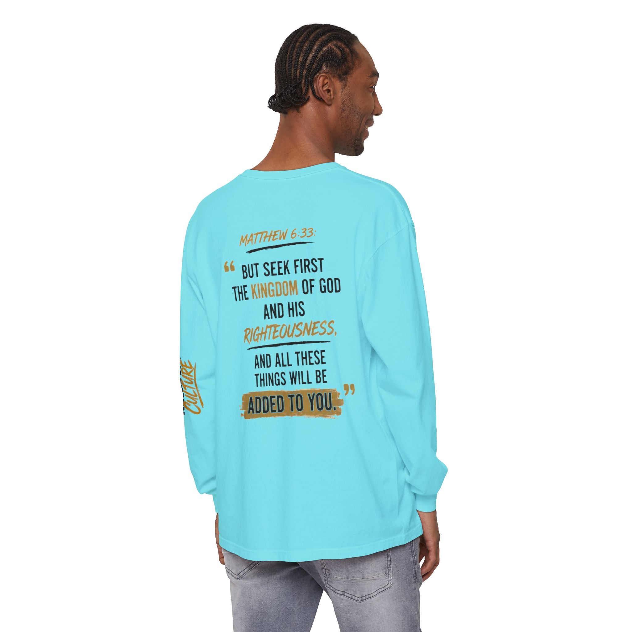 Unisex Garment-dyed Long Sleeve T-Shirt