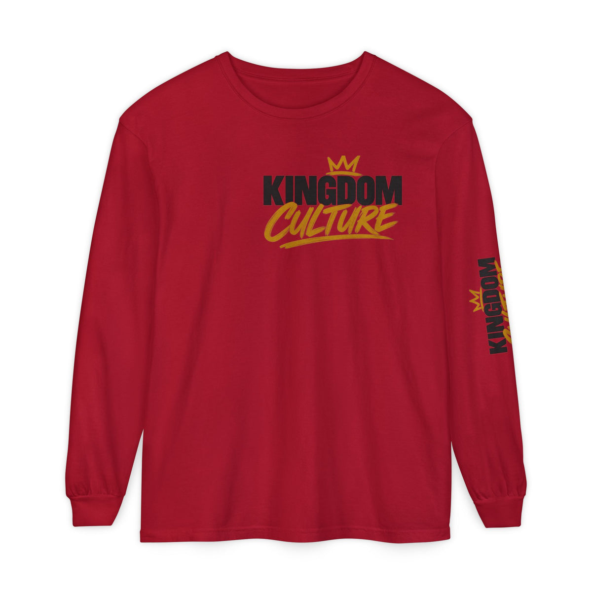 Unisex Garment-dyed Long Sleeve T-Shirt
