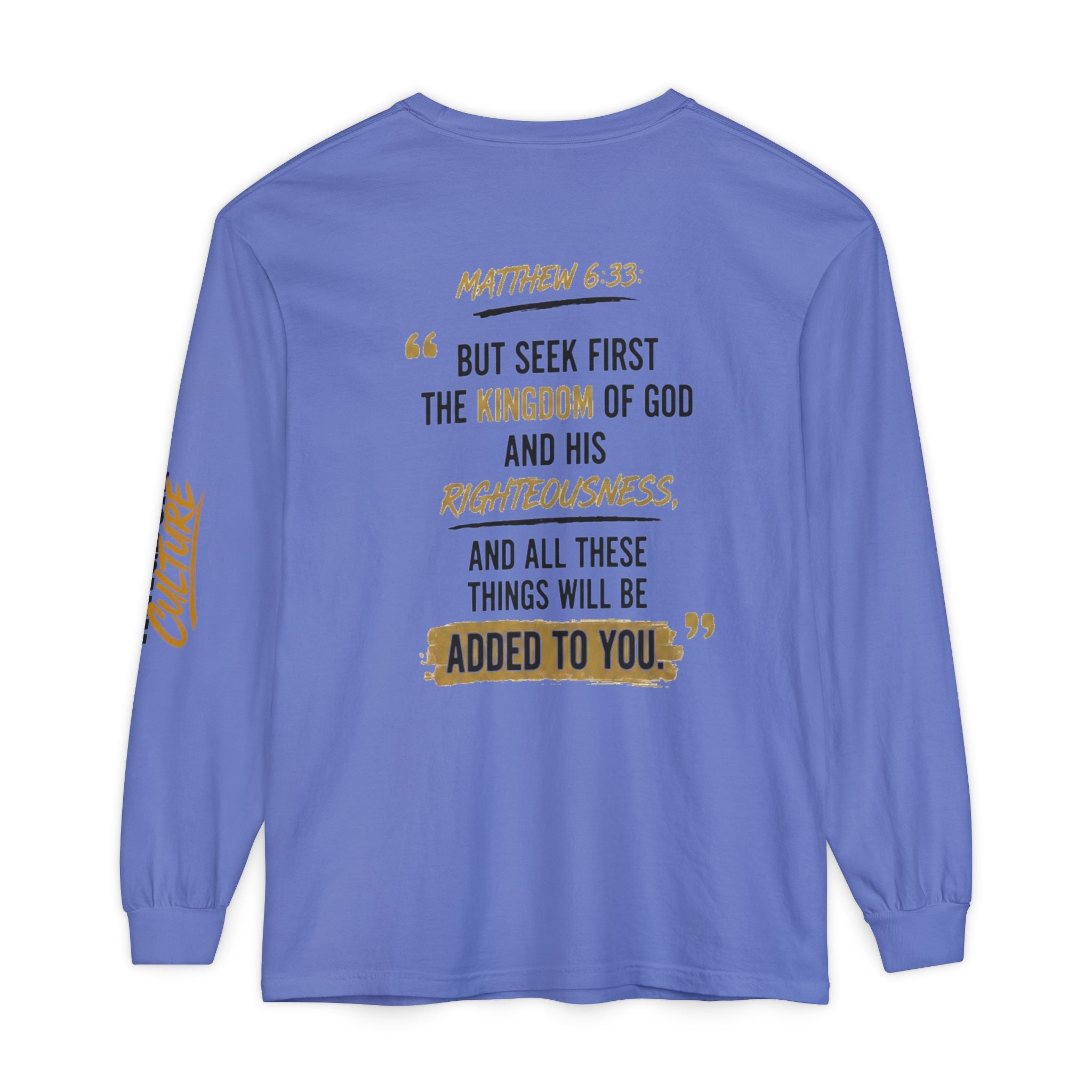 Unisex Garment-dyed Long Sleeve T-Shirt