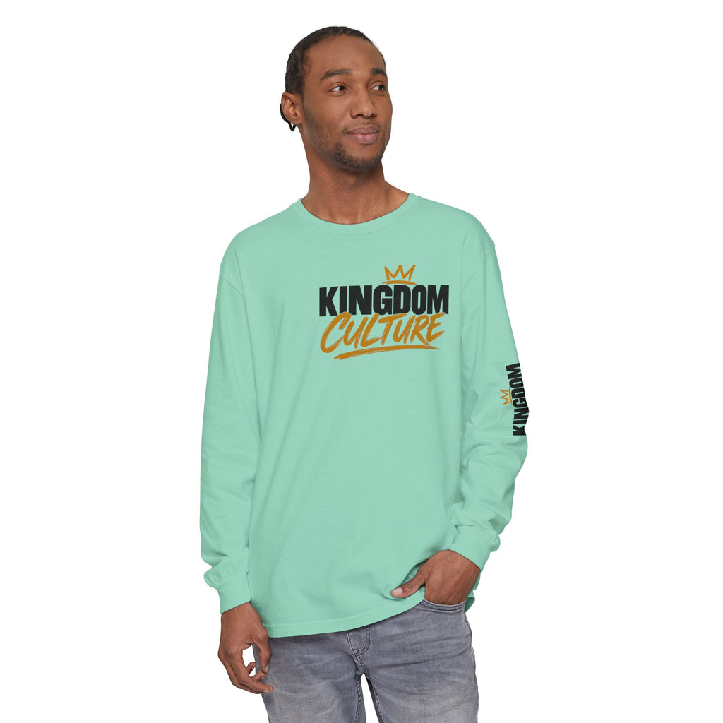 Unisex Garment-dyed Long Sleeve T-Shirt