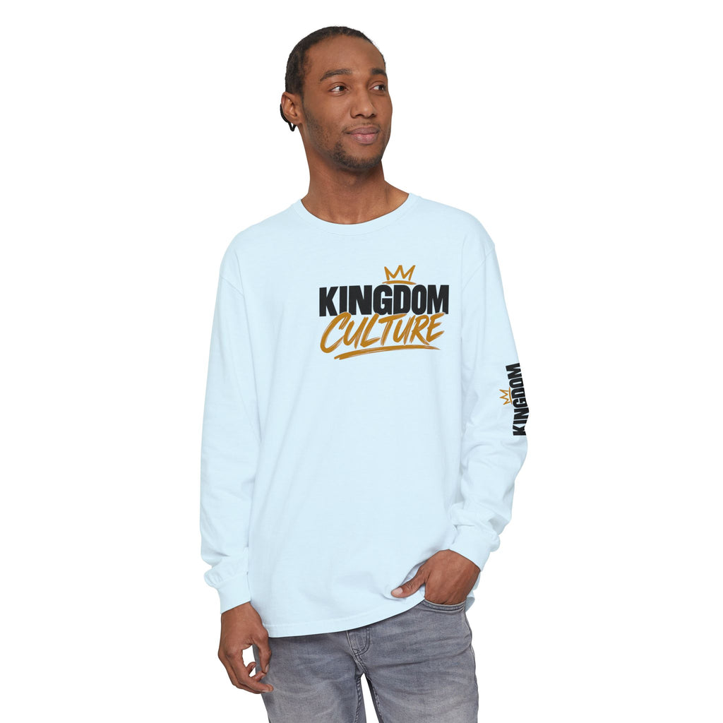 Unisex Garment-dyed Long Sleeve T-Shirt