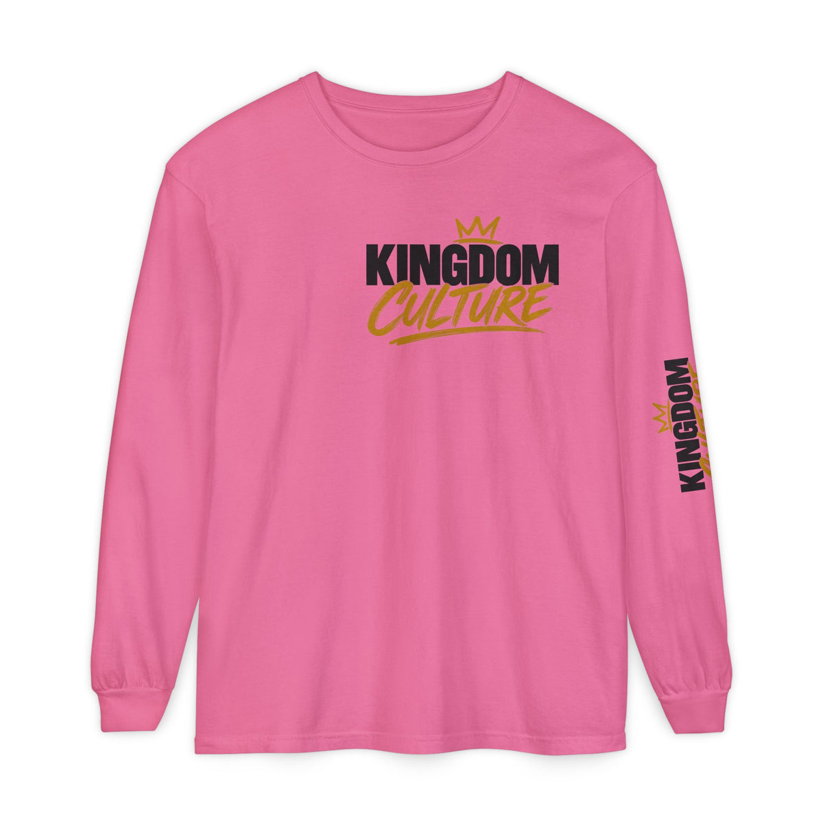 Unisex Garment-dyed Long Sleeve T-Shirt