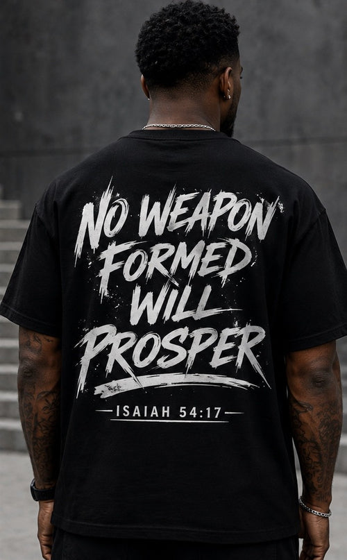 Charcoal Unisex Statement Tee  Title: I Cancel. I Rebuke. I Denounce. I Reject. | Isaiah 54:17 Unisex Faith Tee